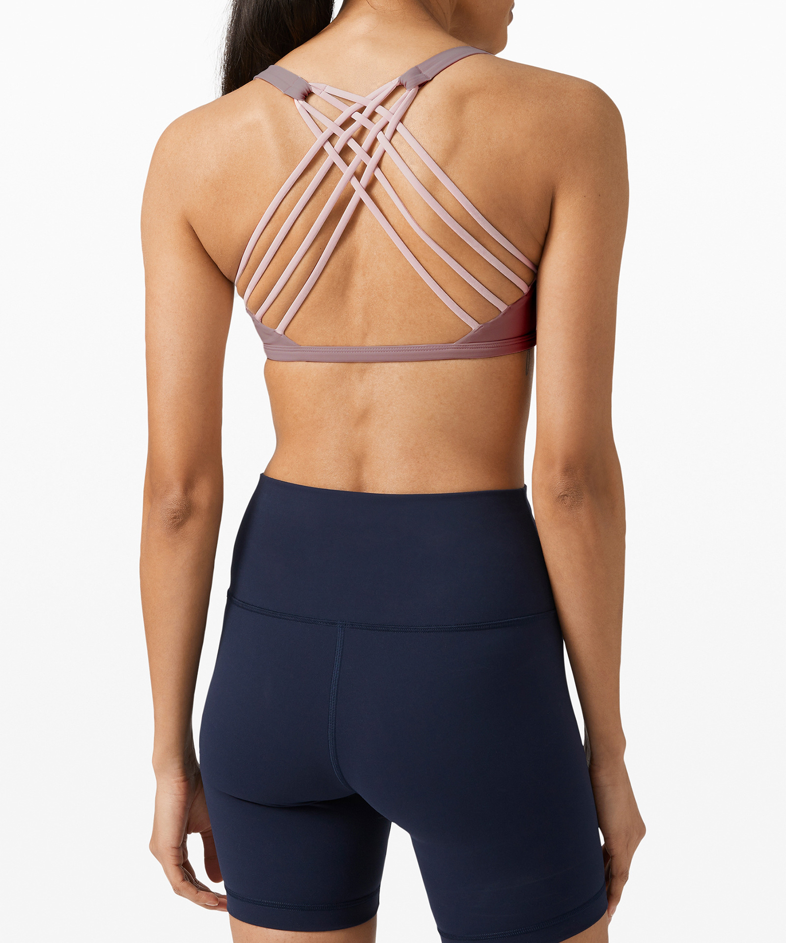 FANYAZU YOGA BRA women's strappy sports bra - back cross sexy wireless padded yoga bra