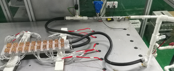Thermal resistance testing and pressure loss detection