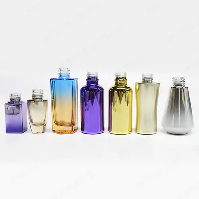 Hot Sale External Spraying Custom Shape Luxury Essential Oil Bottle With Dropper Lid