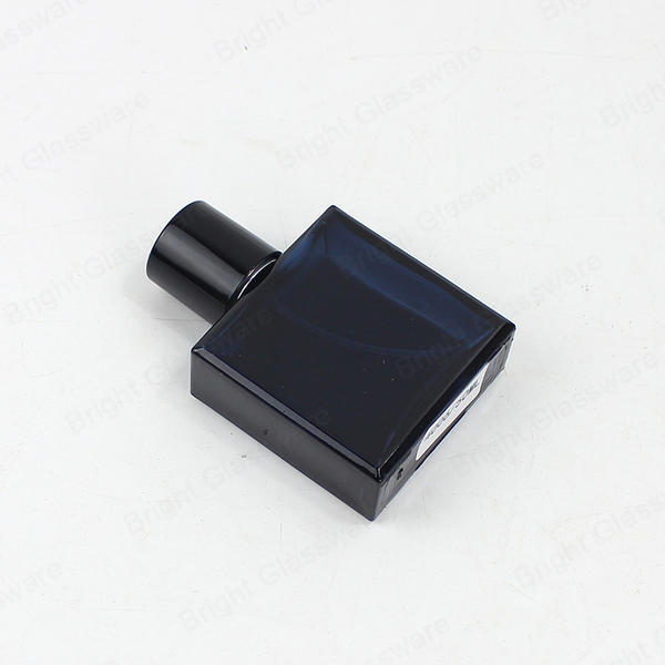 Factory-Made Support Logo Luxury Square Glass Perfume Bottle With Custom Lid