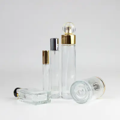 Factory-Made Multi-Capacity Custom Glass Lotion Bottle Sets With Lid For Skincare