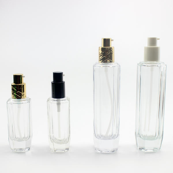 Factory wholesale Refillable Roller-On Glass Perfume Bottle With Spray Pump