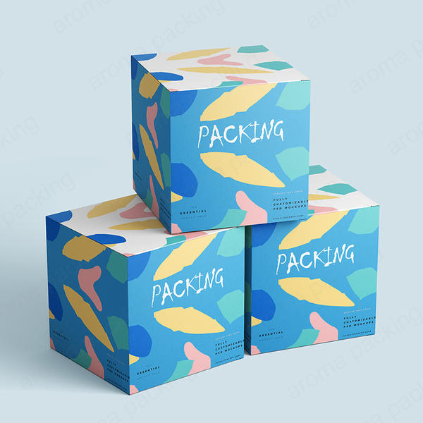 Factory Manufacturing Cube Shape Paper Boxes For Gifts Packaging,Custom Size