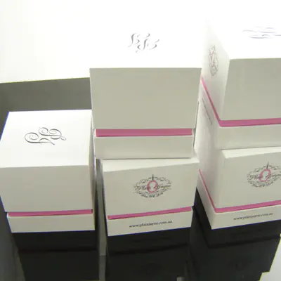 Factory Wholesale Delicate White Kraft Paper Candle Jar Box Packaging For Christmas Gifts