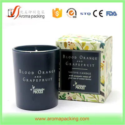 Wholesale Customized Multi-Color And Multi-Pattern Candle Jar Box Packaging For GIfts