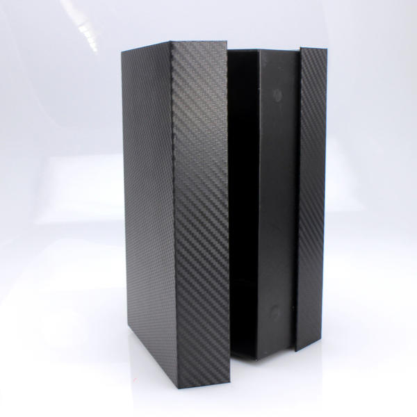 Factory Wholesale Matte Foldable Hard Paper Black Cosmetic Box Packaging For Gifts