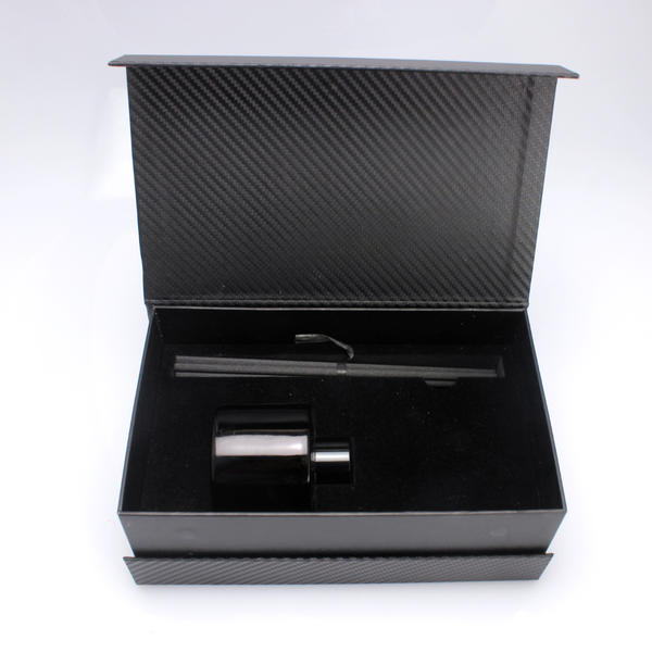 Factory Wholesale Matte Foldable Hard Paper Black Cosmetic Box Packaging For Gifts