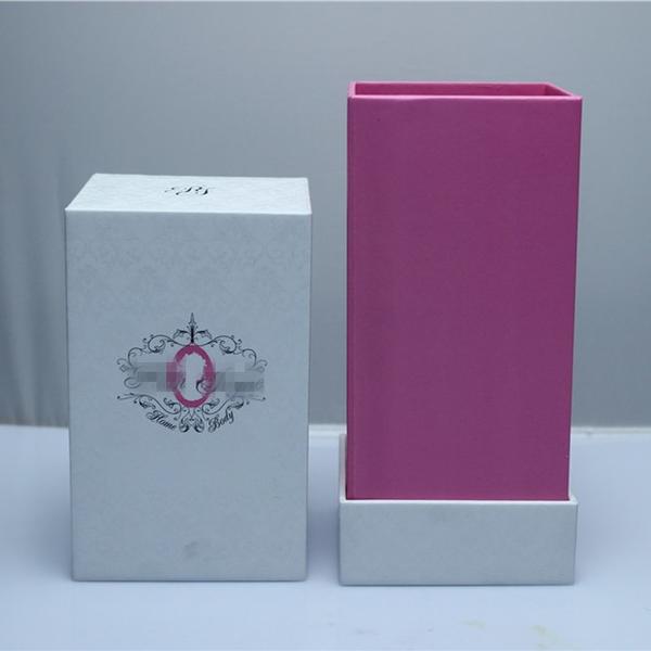 Factory Custom Luxury White Cube Candle Jar Boxes Wholesale For Exquisite gifts