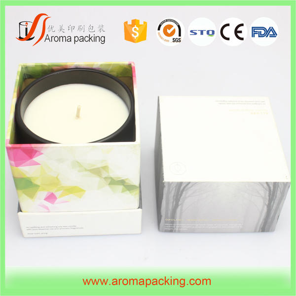 Factory Low Price Wholesale Custom Logo Multicolor Candle Jar Box Packaging