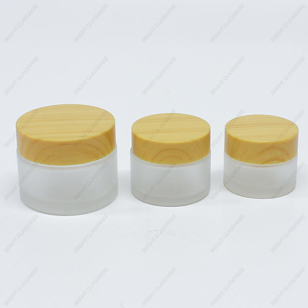Hot Sale 10ml 15ml 20ml 30ml 50ml Round Frosted Cream Jar With Lid