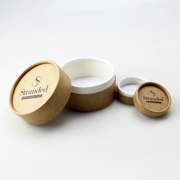 Mini Size Custom Size Brown Round Gift Box With Lid,Custom Logo For Gift Giving Occasions