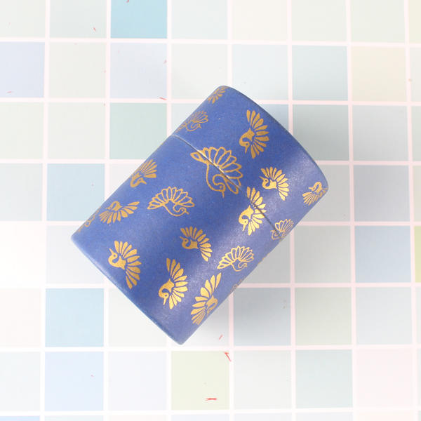 Hot Sale Custom Pattern Blue Purple Cylindrical Gift Box,Top Quality Kraft Paper