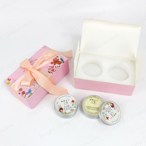 High Quality Rigid Paper Pink Gift Boxes Wholesale With Custom Pattern