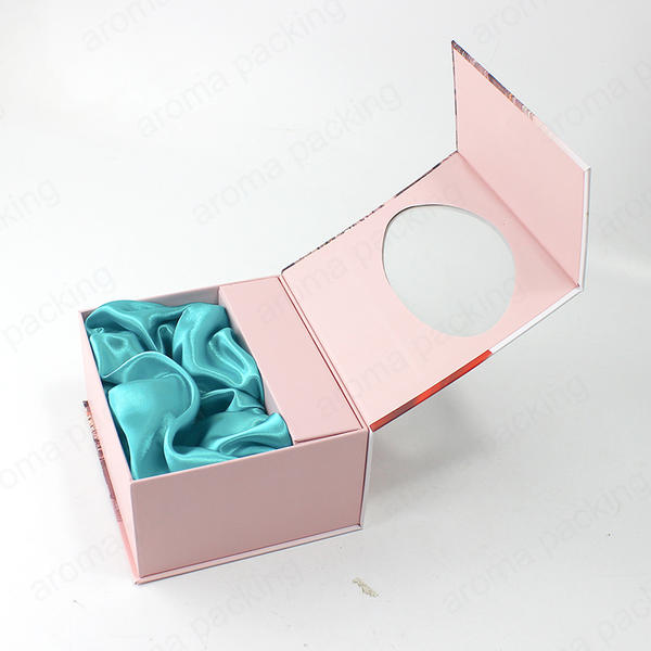 Cute Birthday Christmas Pink Delicate Gift Box With Magnetic Closure Lid