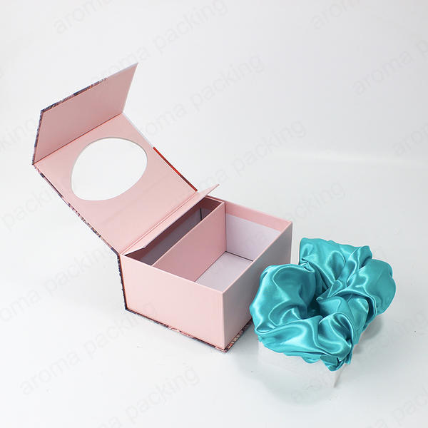 Cute Birthday Christmas Pink Delicate Gift Box With Magnetic Closure Lid