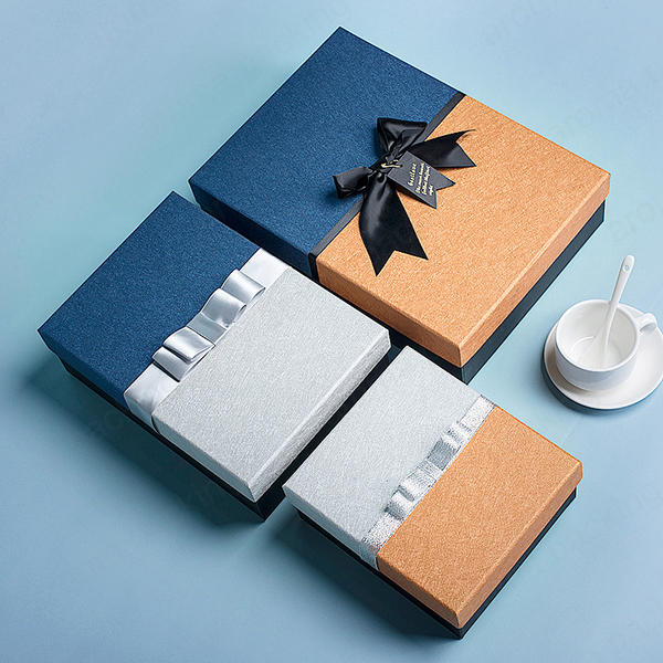 L M S Two Colors Paper Boxes For Gifts Packaging,Custom Color For Present