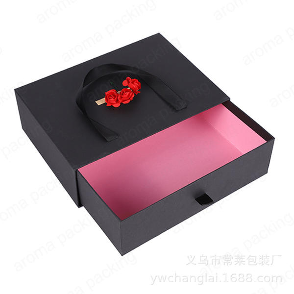 Luxury Drawer Box Red Black Orange Pink Blue Yellow Paper Boxes For Gifts Packaging