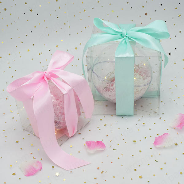 Gift Box Supplier,Wholesale Cute Luxury Pink Green Present With Custom Color Ribbon