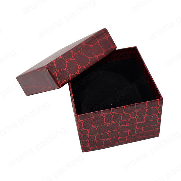Luxury Watches Gift Boxes Wholesale,Red Flip-Top Box With Liner For Small Gifts