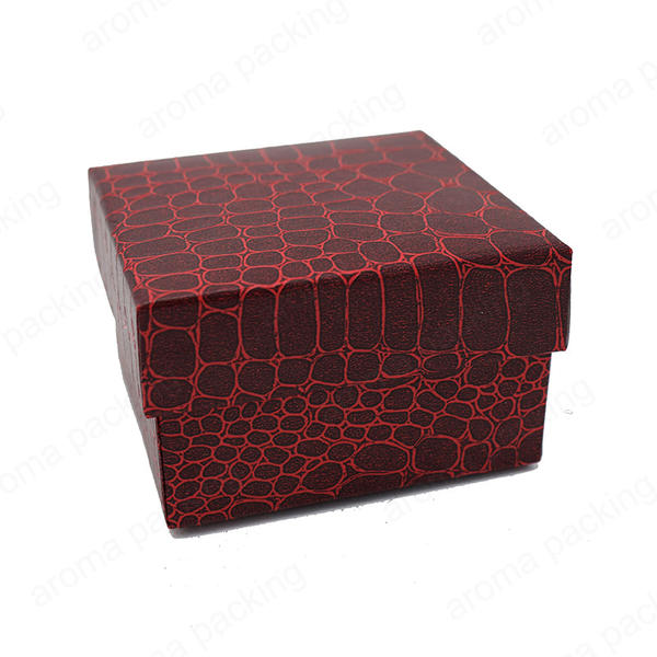 Luxury Watches Gift Boxes Wholesale,Red Flip-Top Box With Liner For Small Gifts