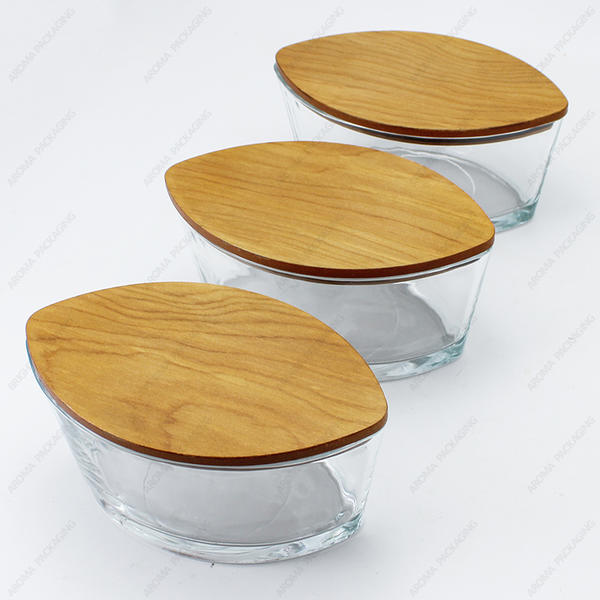 Environmentally Friendly And Harmless MDF Wooden Lid For Glass Candle Jar