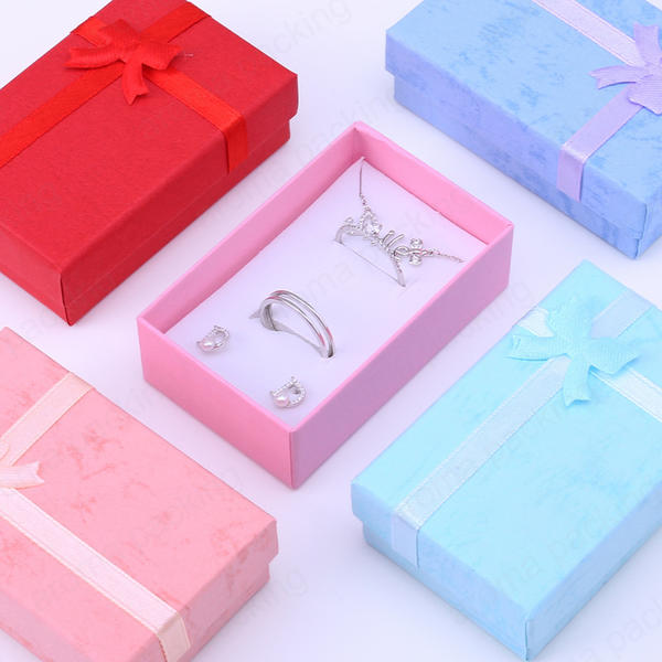 Luxury Custom Color Square Jewellery Gift Box Supplier With Ribbon For Elegant Gifts