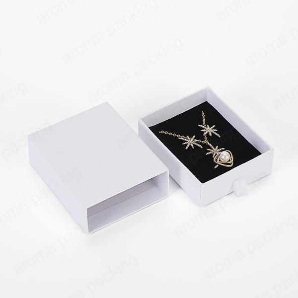 Wholesale Drawer Box White Pink Luxury Jewelry Box Packaging For Weddings,Birthdays