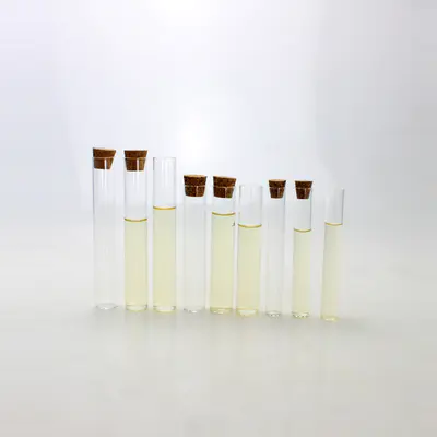 5ml 10ml 15ml 20ml 30ml Portable Refillable Glass Roller Perfume With Wooden Cork