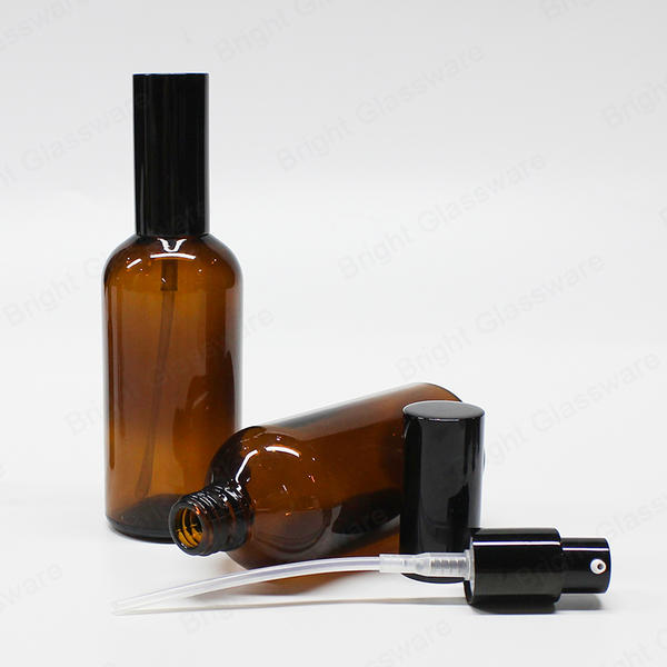 Hot Sale Amber Dropper Bottle Glass Essential Oil Bottle Custom Size For Cosmetic Bottle