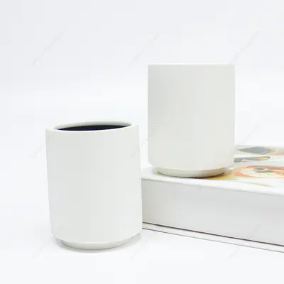 蝋燭作りのための熱い販売の注文のロゴのマットのスプレー色の陶磁器の蝋燭の瓶