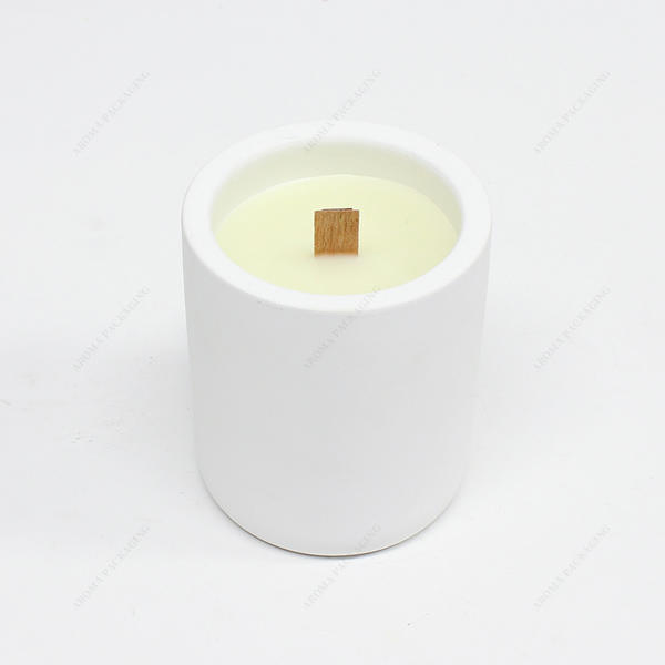 Hot Sale Luxury Matte White 12oz 13oz 14oz Ceramic Candle Jar For Candle Making