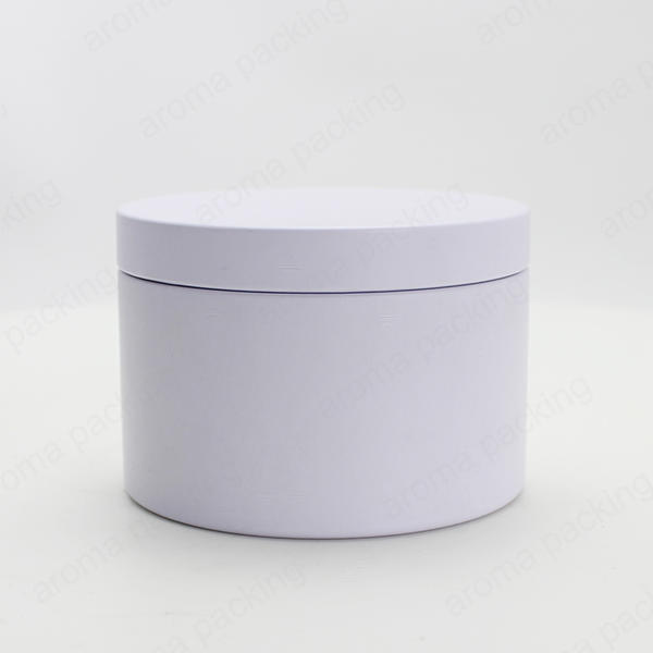 Hot Sale Straight Edge Round Bottom Matte Purple Tinplate Jar With Lid For Candle