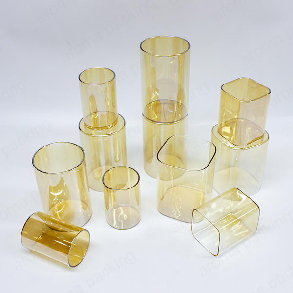High Quality Heat And Drop Resistant Round Square Borosilicate Glass Jar For Candle