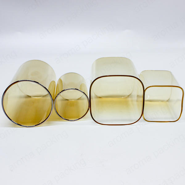 High Quality Heat And Drop Resistant Round Square Borosilicate Glass Jar For Candle
