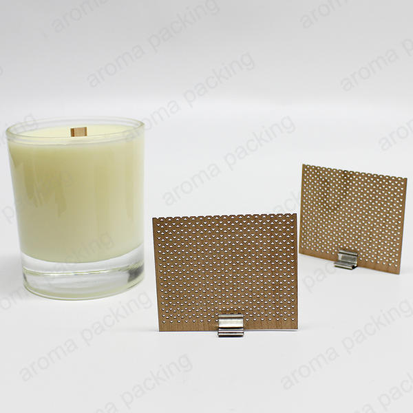 Luxury Engraved Wood Wick With Iron Stand For Festive Occasions,Holiday Occasions