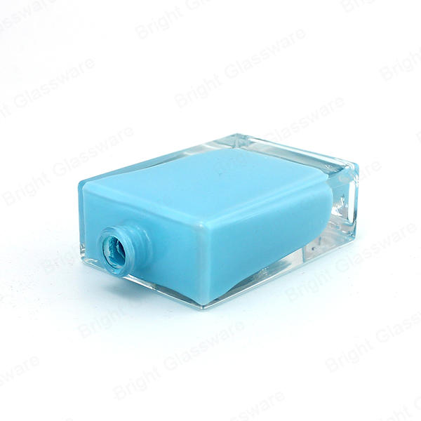 Hot Sale Luxury Blue Spray Color 4oz 120ml Glass Perfume Bottle With Custom Lid