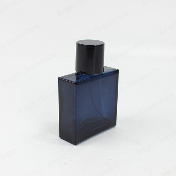 High Quality Luxury Custom Logo Round Glass Perfume Bottle With Cap For Skincare