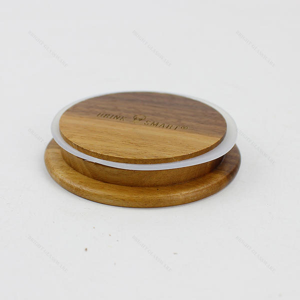 High Quality Dark Colors Candle Wooden Lid Round Waterproof Wood Lid For Candle Jar
