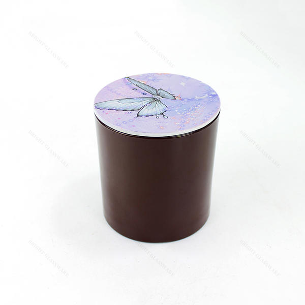 Wholesale Luxury Custom Pattern Round Zinc Alloy Lid Scratch Prevention For Candle