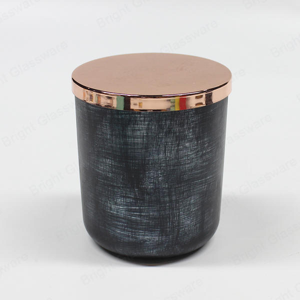 Factory Wholesale Rose Gold Electroplated Zinc Alloy Lid With Smooth Surface