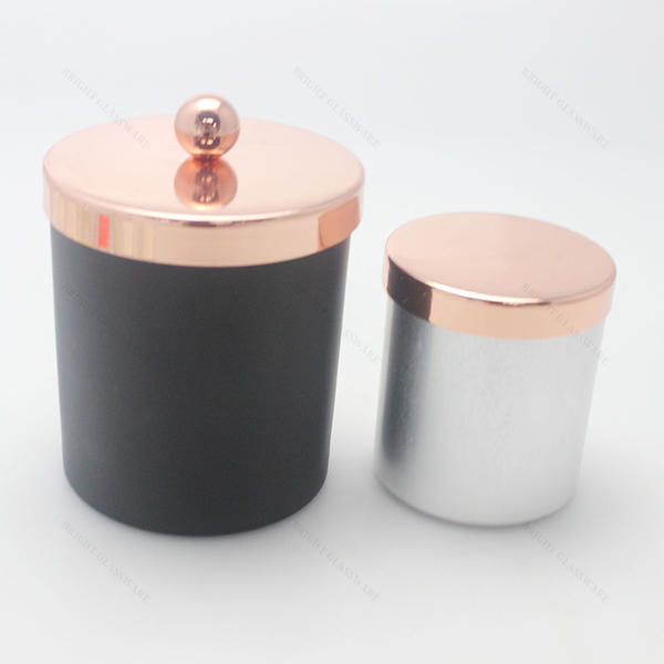 Factory Wholesale Rose Gold Electroplated Zinc Alloy Lid With Smooth Surface