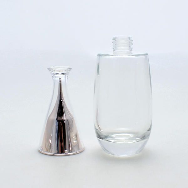 Free Sample For Custom Shape Round Clear 30ml 50ml 100ml Glass Perfume Bottle