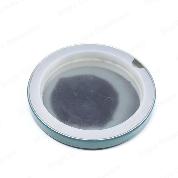 High Quality Round White Black Candle Lids With Rubber Ring For Candle Jar