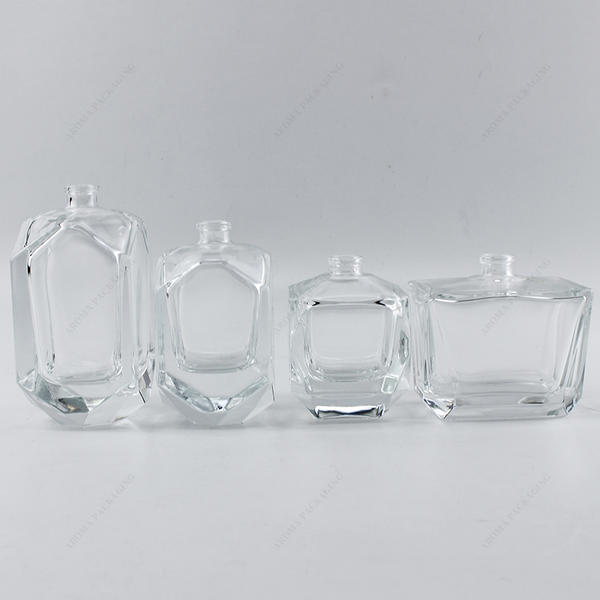 無料サンプル八角形ガラス香水瓶マルチカスタム形状 30ml 50ml 100ml 200ml