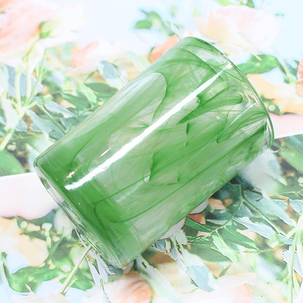 Free Sample Custom Pretty Color Glass Candle Jar One-Stop Service for Decoration