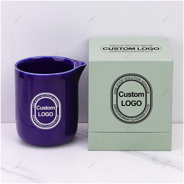 Free Sample Custom Logo Message Candle Jar with Box Custom Color