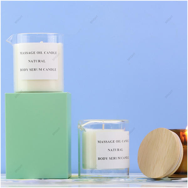 Hot Sale Double Single Message Candle Jar with Low Temperatures Candles