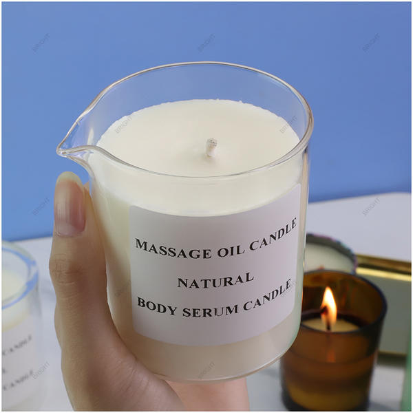 Hot Sale Double Single Message Candle Jar with Low Temperatures Candles