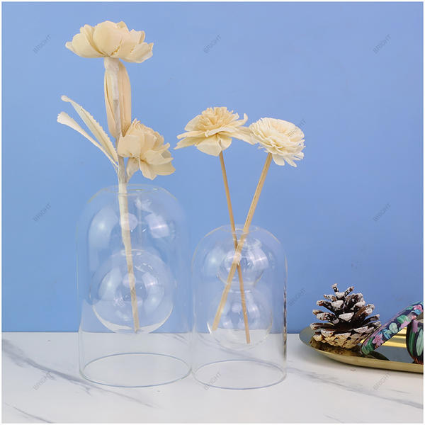 New Style Borosilicate Glass Reed Diffuser Bottle Custom Color Size