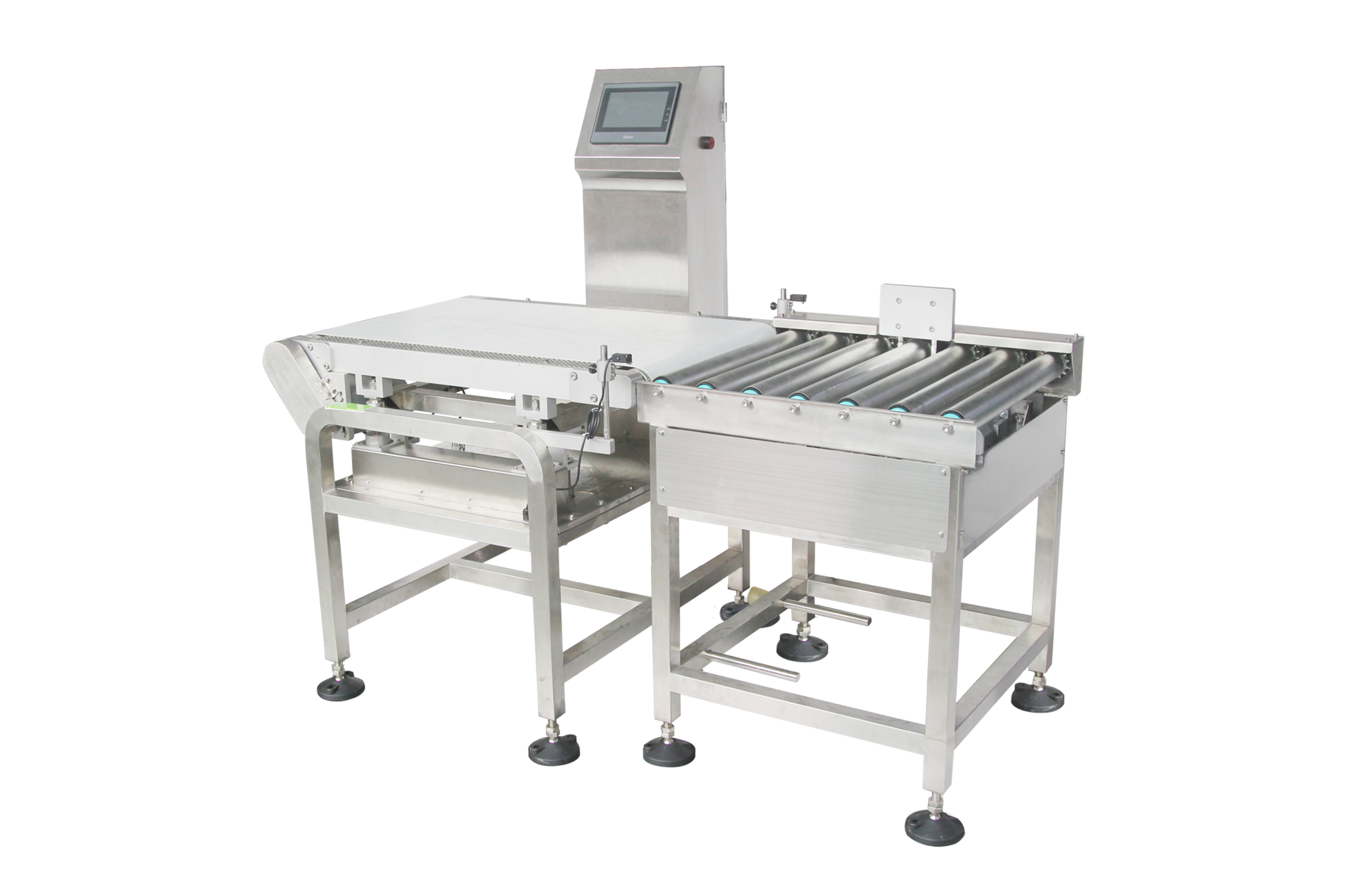 Large Weighing Range Belt Conveyor Check Weigher Machine High Accuracy Automatic 30kg 7